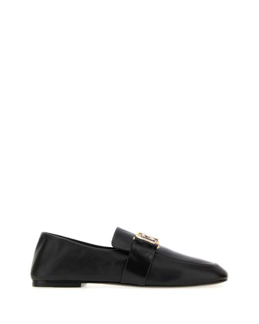 Lanvin Black Slippers Bijou