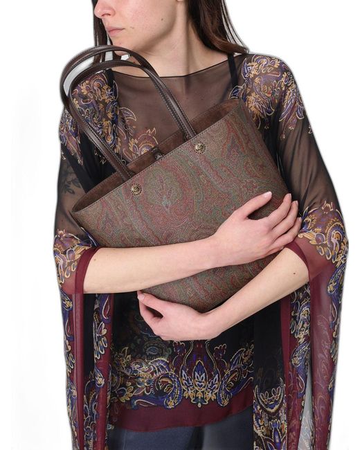 Etro Brown Vela Crossbody Bag
