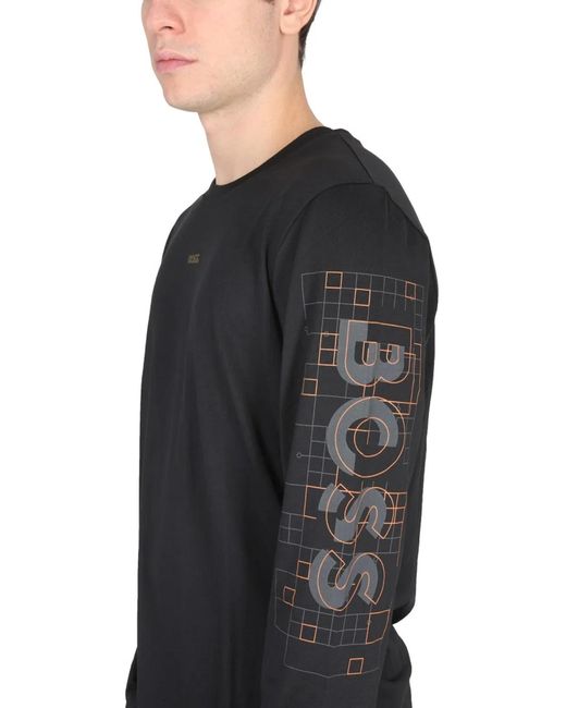Boss Black T-Shirt With Logo for men