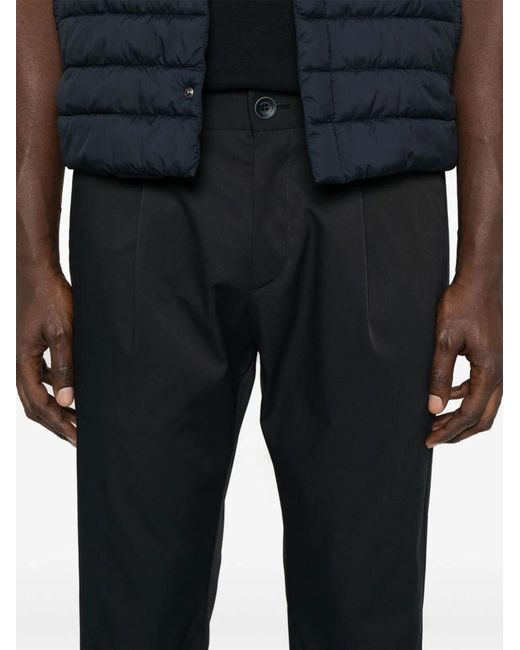Herno Blue Elastane Trousers for men