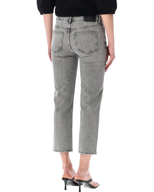 Frankie Shop Gray Cotton Jeans
