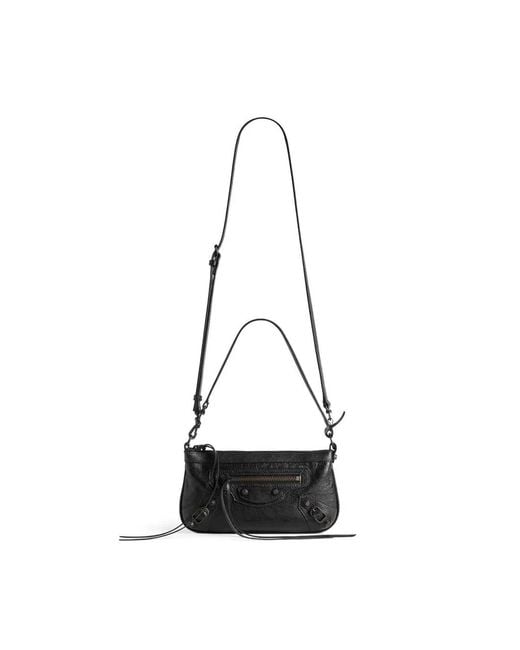 Balenciaga Black Le City Pouch On Strap