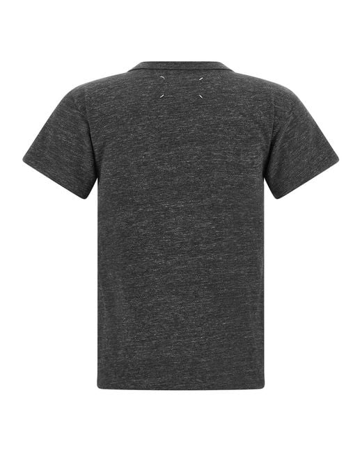 Maison Margiela Black Graphic Print T-Shirt