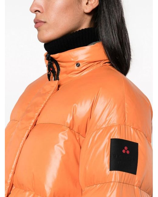 Peuterey Orange Kasha Down Jacket