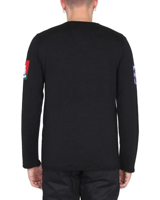 Comme des Garçons Black Shirt Wool Jersey for men