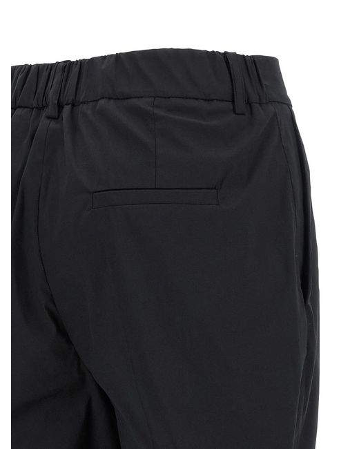 Kiton Black Poplin Pants