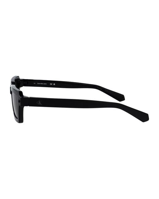 Calvin Klein Black Injected Sunglasses