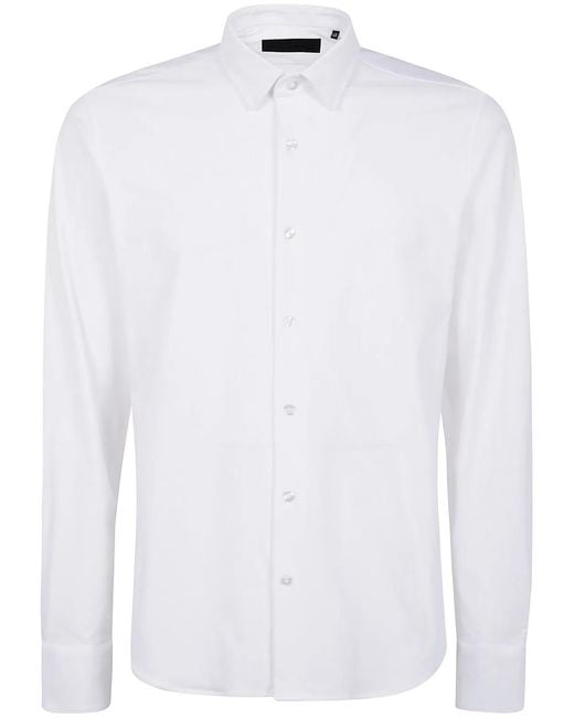 Rrd White "Oxford Jacquard Open" Shirt for men