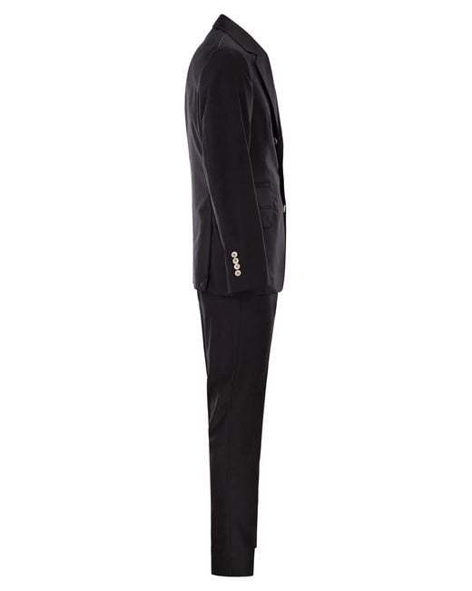 Brunello Cucinelli Black Tailored Suit for men