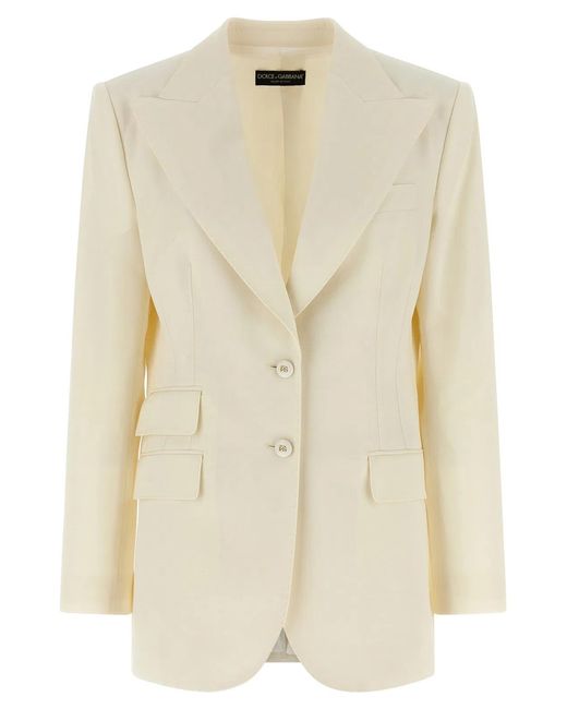 Dolce & Gabbana Natural Dolce & Gabbana 'Turlington' Blazer