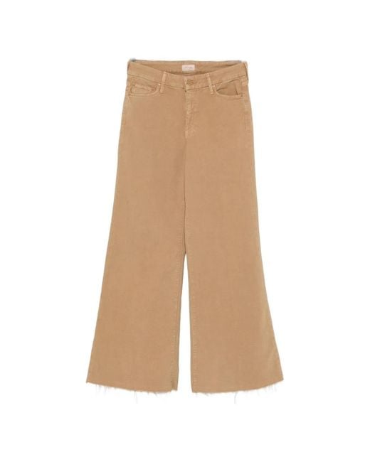 Mother Natural Wide-Leg Denim Jeans