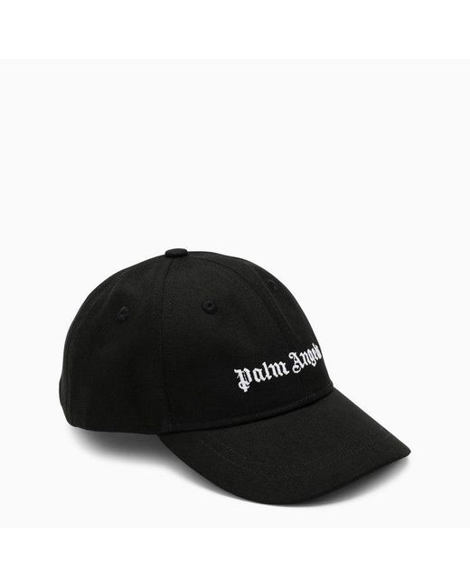 Palm Angels Black Logo Detail Bucket for men