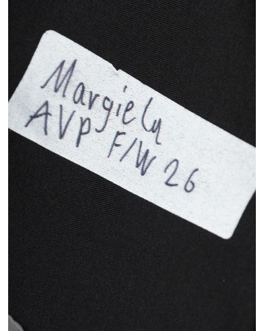 Maison Margiela Black Hooded T-Shirt for men