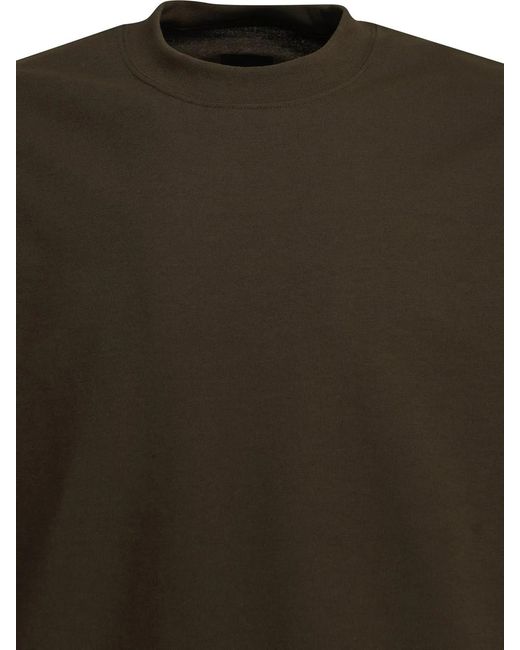 DAIWA PIER 39 Green "Tech Side Pocket" Crew-Neck T-Shirt for men