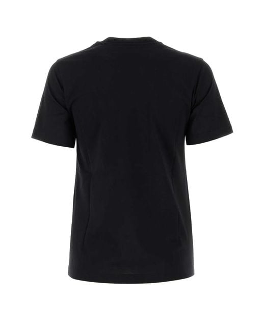 Burberry Black Cotton T-Shirt