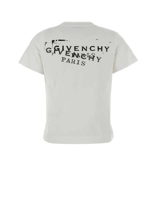 Givenchy White Regular Tshirt