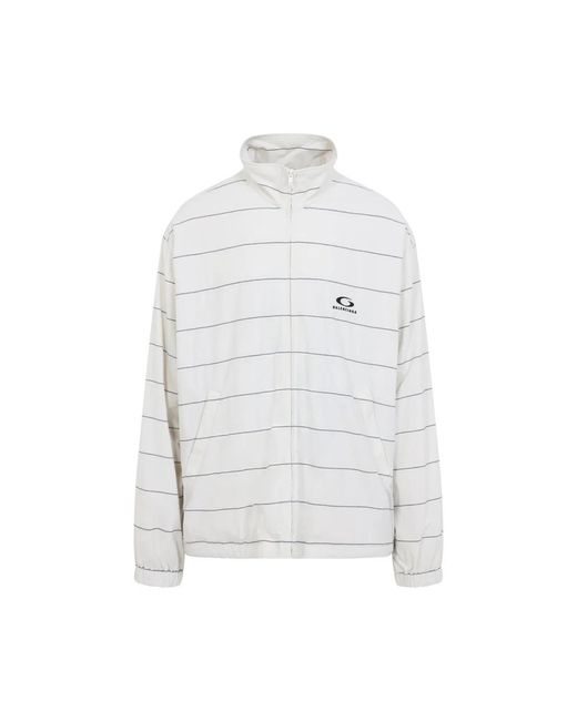 Balenciaga White Dirty Tracksuit Jacket