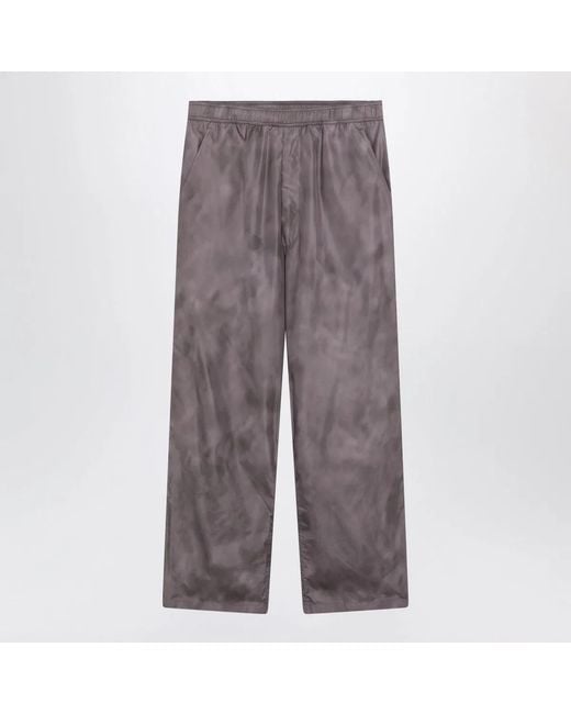 MM6 by Maison Margiela Gray Technical Fabric Trousers for men