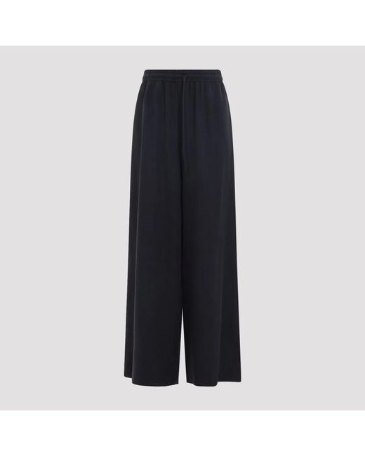 Max Mara Black Silk Genero Pants