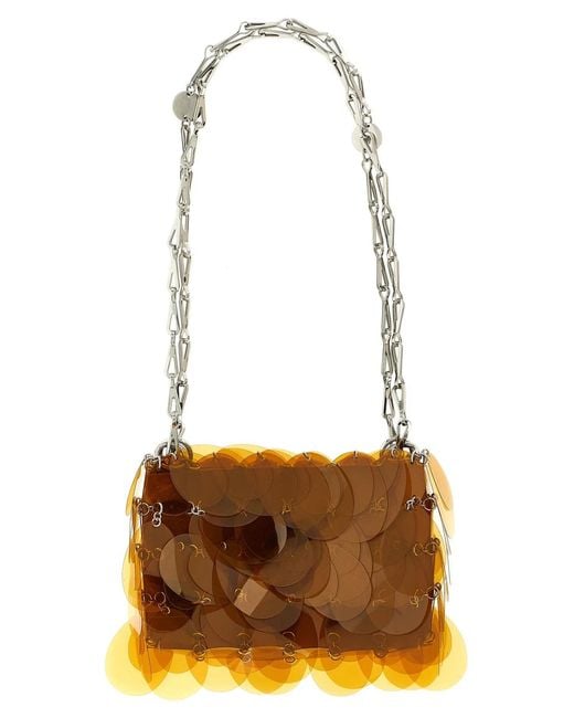 Rabanne Brown 'Sparkle' Shoulder Bag