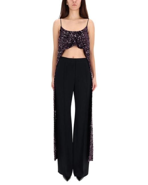 Rabanne Black Sequined Top