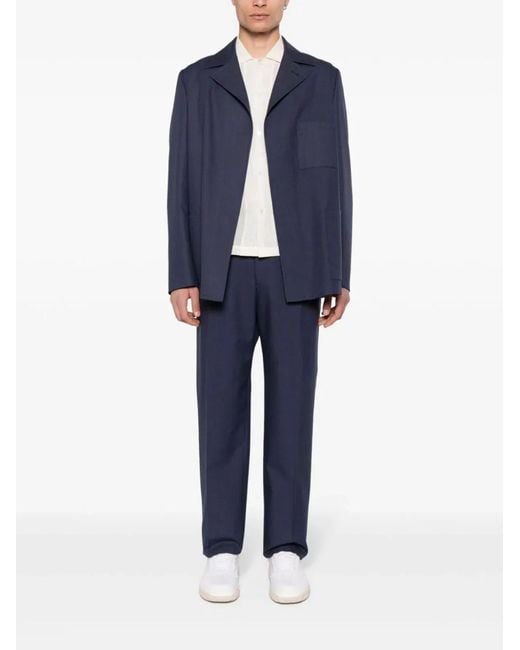 Fendi Blue Giacca for men