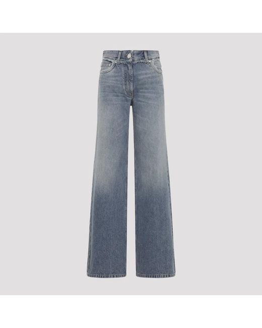 Versace Blue Denim Cotton Jeans
