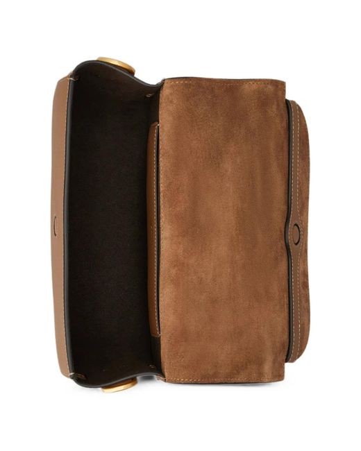 Tod's Brown Tim Tracollina Tonda Mini