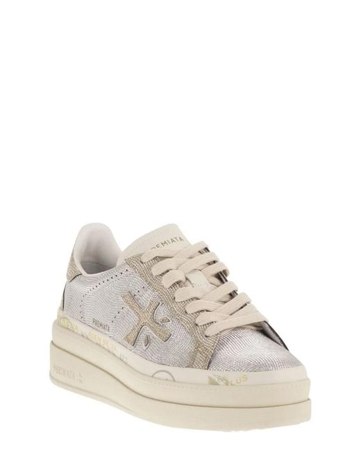Premiata Gray Pu Ny Sneakers