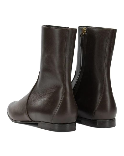 Khaite Brown Booties