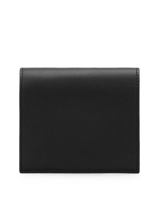 AMI Black Leather Wallet for men