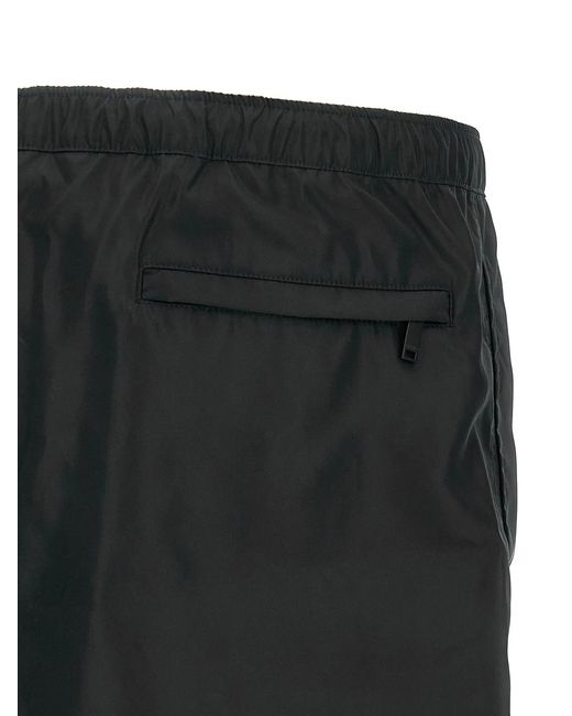 Valentino Garavani Black 'Chez Swimsuit for men