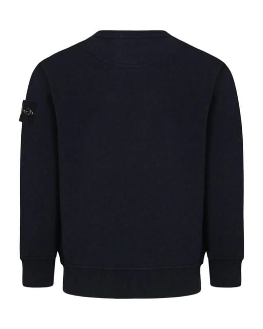 Stone Island Blue Sweatshirt