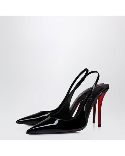 Christian Louboutin Black Miss Z Sling Court Shoes
