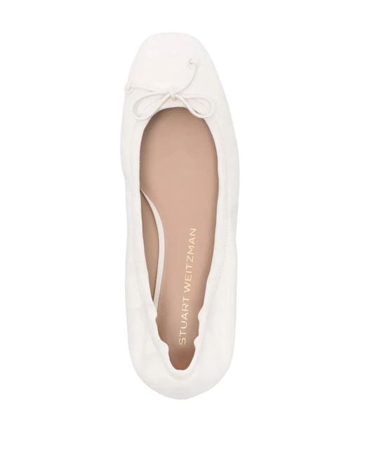 Stuart Weitzman Natural Bria Ballet Flat