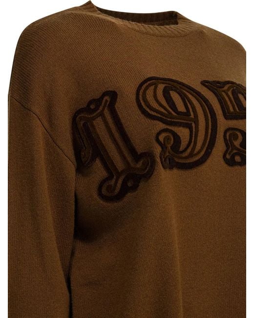 Max Mara Brown Wool Cashmere Knitwear