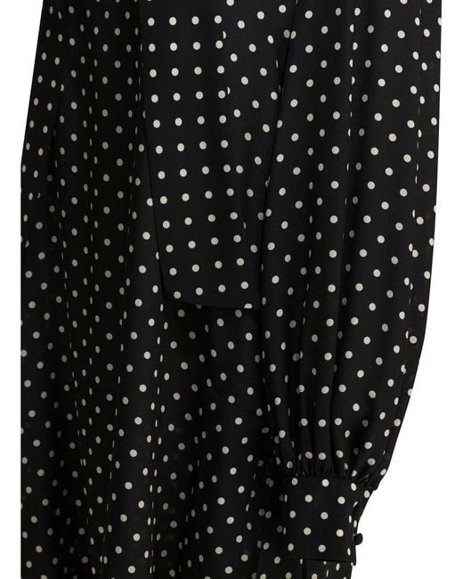 Valentino Black Short Flared Dress