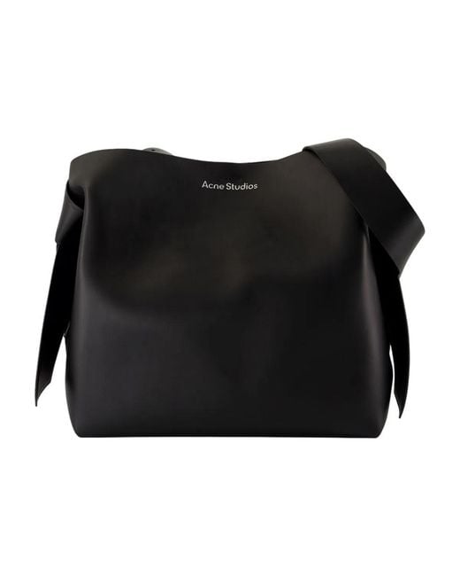 Acne Black Musubi Midi New R Shoulder Bag
