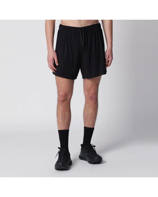 Satisfy Black Space-O Shorts for men