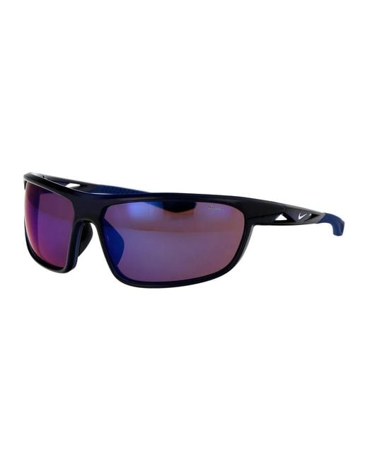 Nike Blue Road W/ Mirror Midnight Acetate Sunglasses