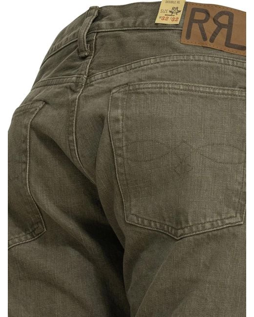 RRL Green Straight-Leg Jeans for men