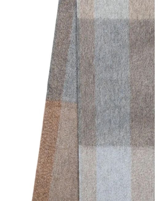 Zegna Gray "Oasi" Cashmere Scarf for men