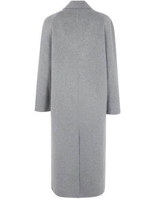 Loulou de Saison Gray "Irvin" Double Breasted Coat