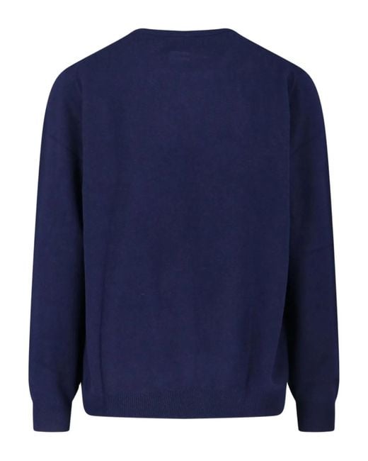 Ralph Lauren Blue Crew Neck Sweater for men