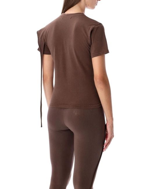 OTTOLINGER Brown Fitted Organic Cotton T-Shirt