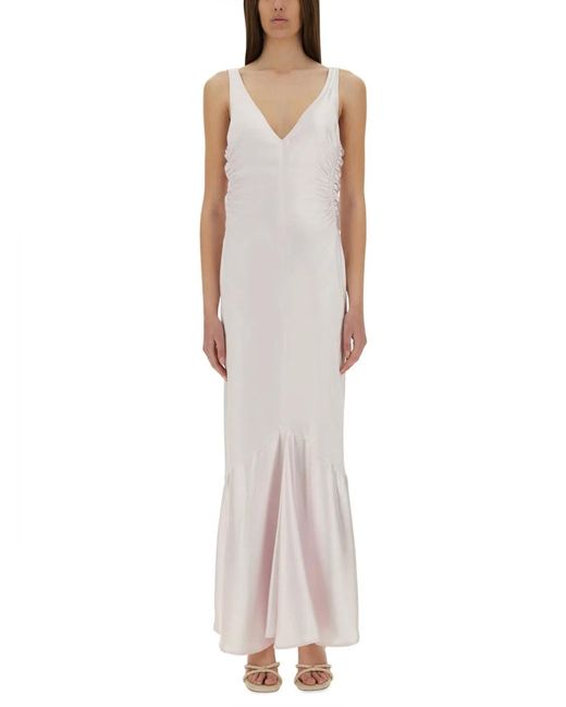 Sportmax Pink Long Dress "Katia"