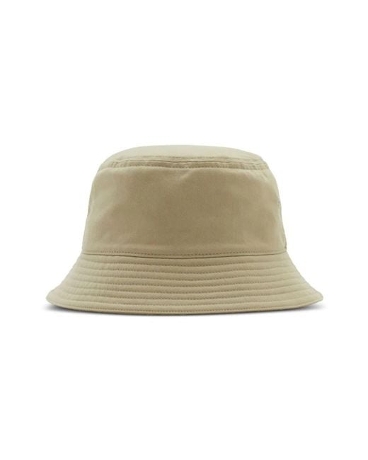 Burberry Natural Cotton Bucket Hat