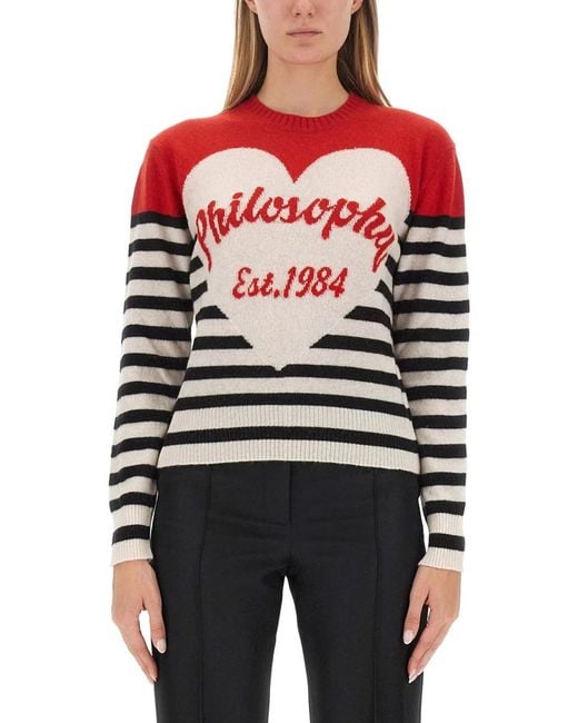 Philosophy Di Lorenzo Serafini Red Jersey With Logo