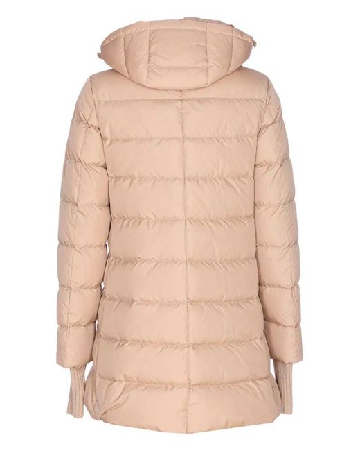 Herno Natural A-Shape Midi Down Jacket