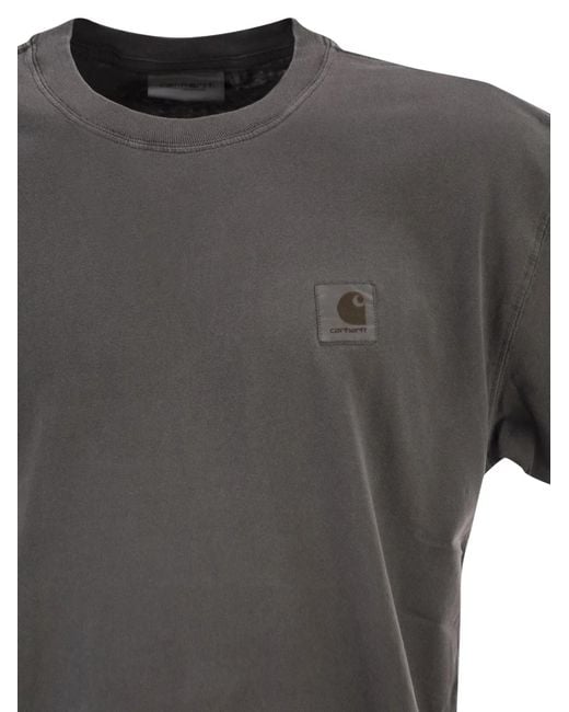 Carhartt Gray T-Shirt With Square Label